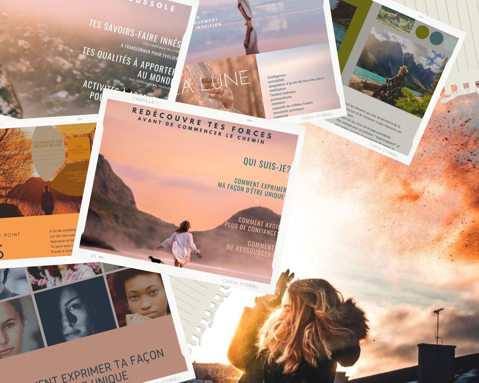 livre d’âme collage